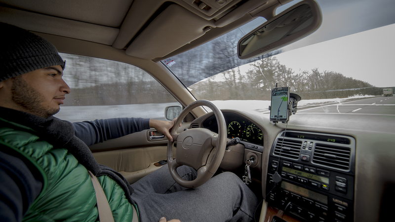 Illustration for article titled How To Take Spectacular Driving Pictures Inside Your Car, By Yourself